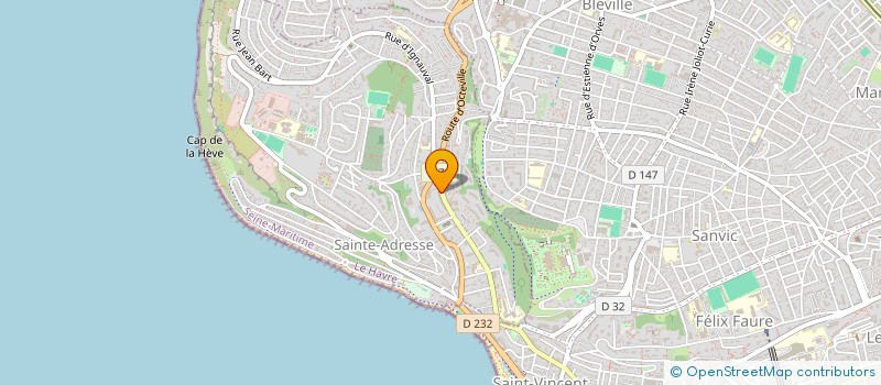 localisation de l'entreprise MADAME ERIKA LAGARDE à SAINTE-ADRESSE