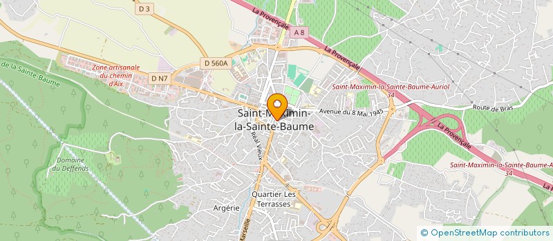 localisation de l'entreprise MADAME ERIKA LAURENT à SAINT-MAXIMIN-LA-SAINTE-BAUME