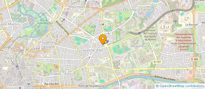 localisation de l'entreprise MADAME ERIKA LEFORESTIER  RENNES