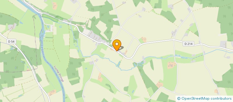 localisation de l'entreprise MADAME ERIKA LEFRANC  LUCHE-PRINGE