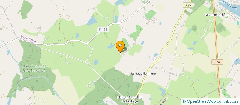 localisation de l'entreprise MADAME ERIKA LENORMAND  SECONDIGNY