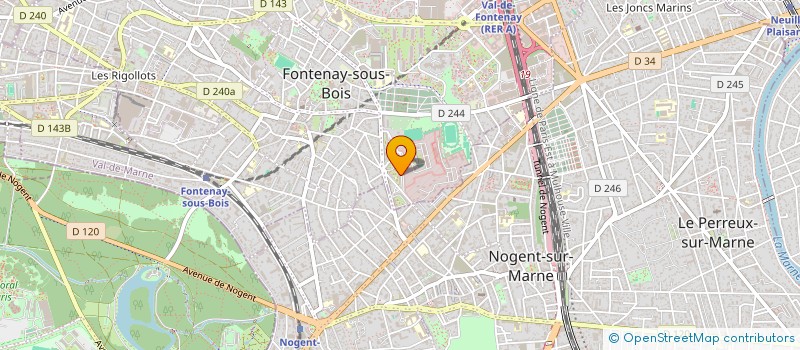 localisation de l'entreprise MADAME ERIKA LEPANTE à FONTENAY-SOUS-BOIS