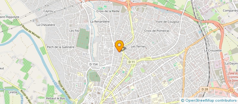 localisation de l'entreprise MADAME ERIKA LUPO à BEZIERS