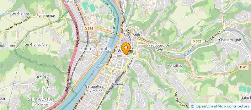 localisation de l'entreprise MADAME ERIKA LUQUE MORENO  VIENNE