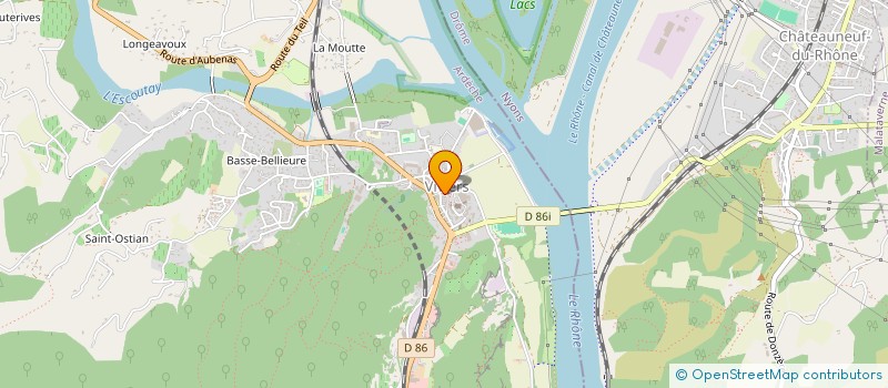 localisation de l'entreprise MADAME ERIKA MAGNIN  SAINT-MONTAN