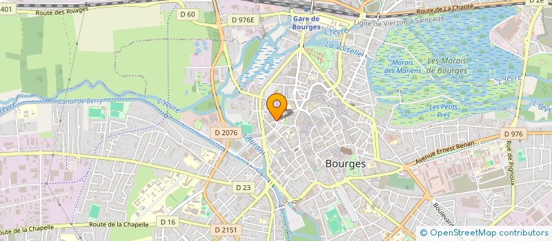 localisation de l'entreprise MADAME ERIKA MARCHAND  BOURGES