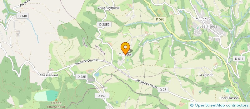 localisation de l'entreprise MADAME ERIKA MATEUS  LES HAIES