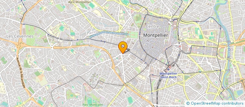 localisation de l'entreprise MADAME ERIKA MEUNIER à MONTPELLIER
