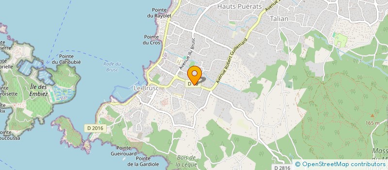 localisation de l'entreprise MADAME ERIKA MIANNAY à SIX-FOURS-LES-PLAGES