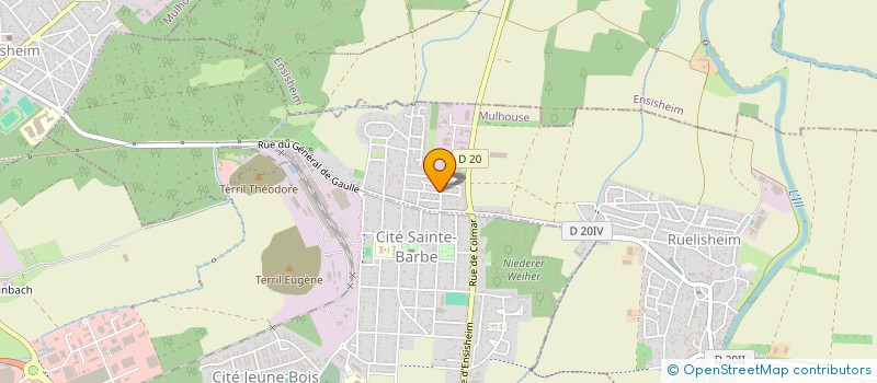 localisation de l'entreprise MADAME ERIKA MUSIEDLAK  WITTENHEIM