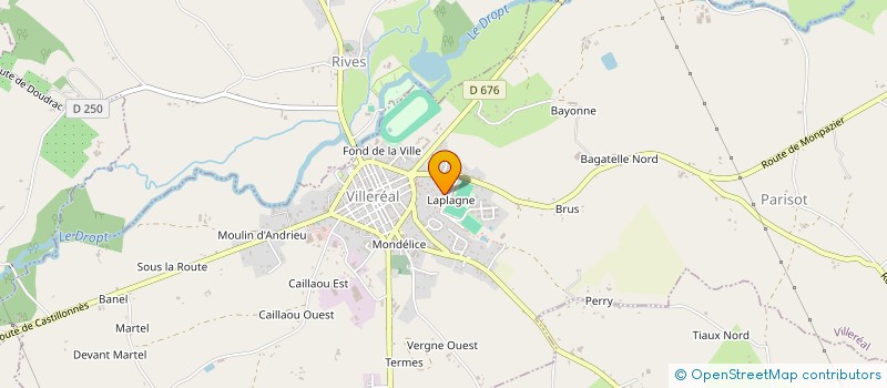 localisation de l'entreprise MADAME ERIKA NATHALIE ISABE RUIZ  VILLEREAL