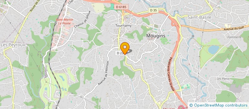 localisation de l'entreprise MADAME ERIKA PILAR RAMOS LONGAS à MOUGINS