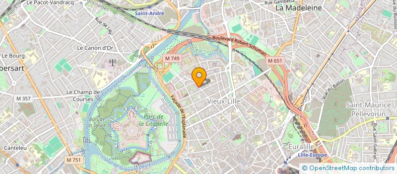 localisation de l'entreprise MADAME ERIKA POUSSIN à LILLE