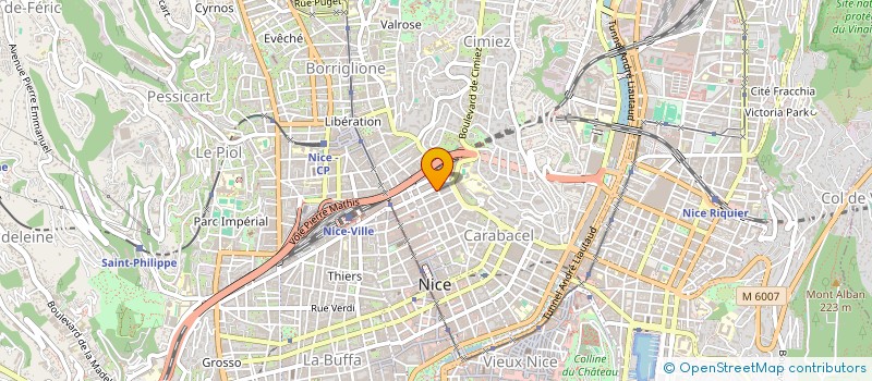localisation de l'entreprise MADAME ERIKA QUINONES BONILLA à NICE