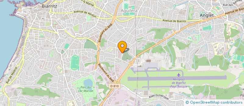 localisation de l'entreprise MADAME ERIKA RAMOS PEREZ à BIARRITZ