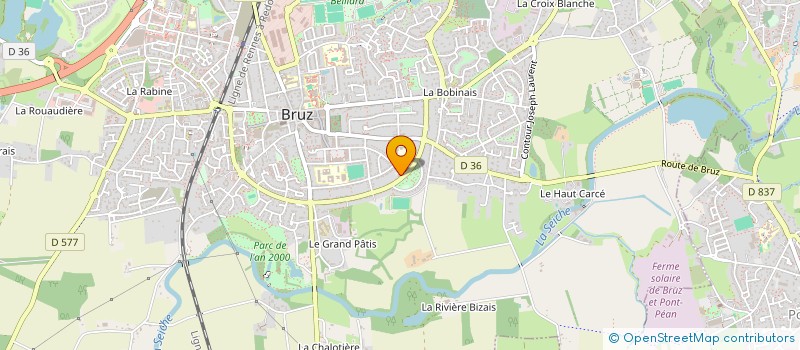 localisation de l'entreprise MADAME ERIKA ROBERT  BRUZ