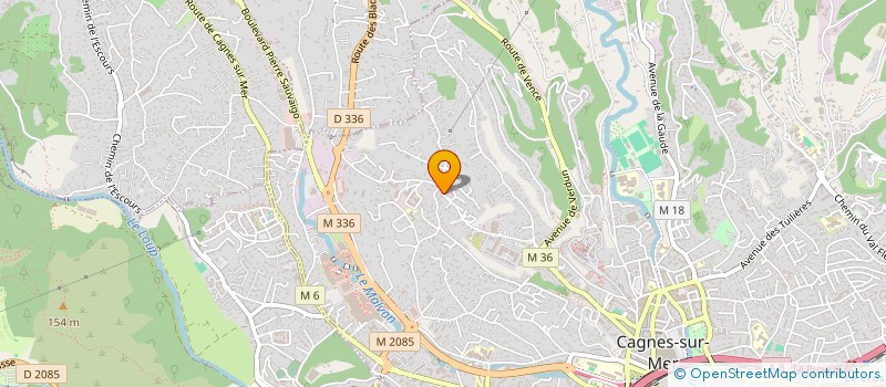 localisation de l'entreprise MADAME ERIKA RORIVE à CAGNES-SUR-MER