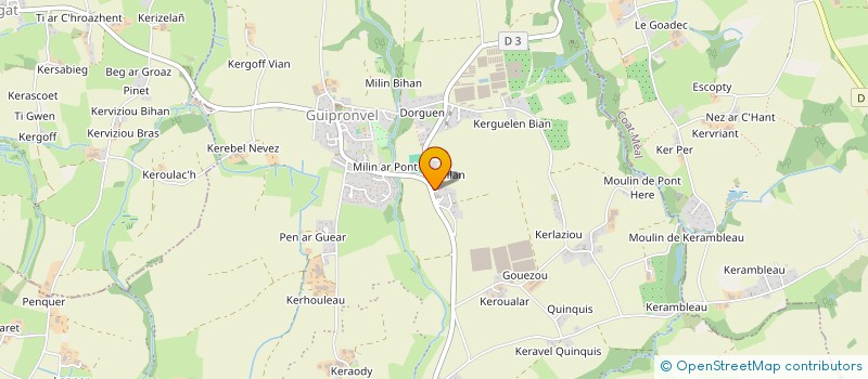 localisation de l'entreprise MADAME ERIKA ROSKAM  MILIZAC-GUIPRONVEL