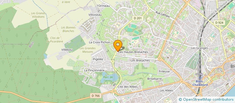 localisation de l'entreprise MADAME ERIKA ROUER à BLOIS