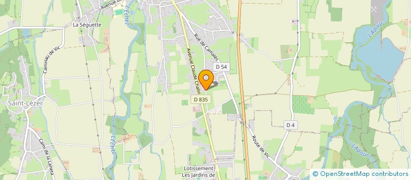 localisation de l'entreprise MADAME ERIKA SAILLY  VIC-EN-BIGORRE