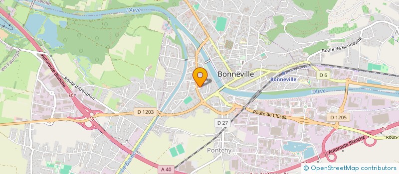 localisation de l'entreprise MADAME ERIKA SCHEFFLER  BONNEVILLE