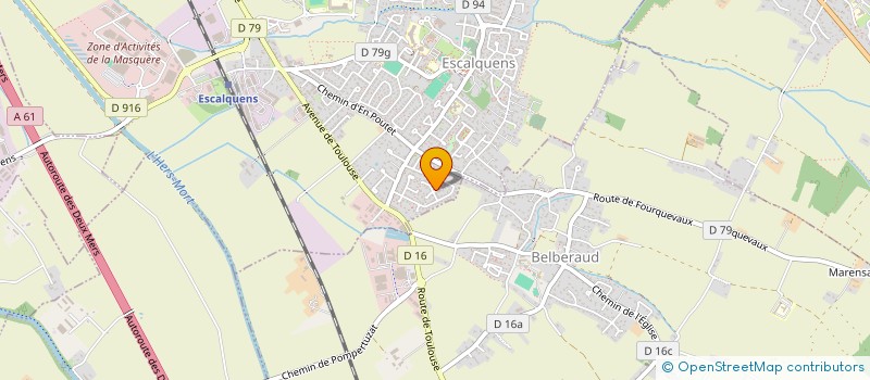 localisation de l'entreprise MADAME ERIKA SILBER  ESCALQUENS