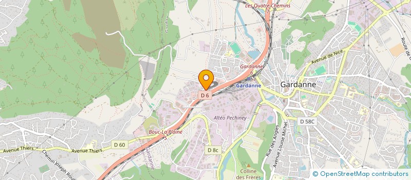 localisation de l'entreprise MADAME ERIKA SIMON--PONTVIANNE à GARDANNE