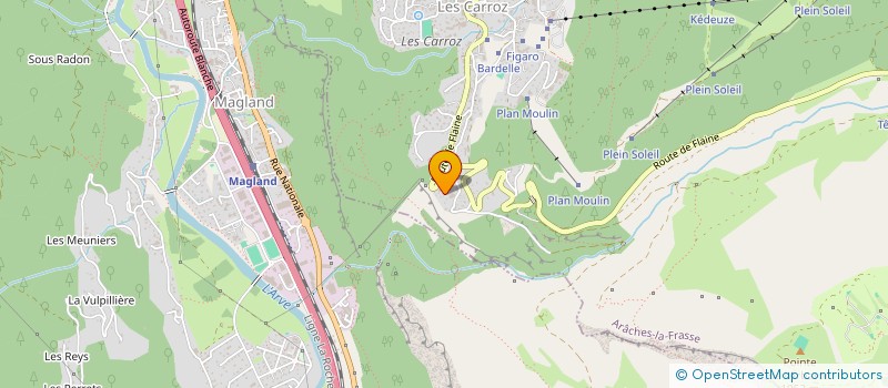 localisation de l'entreprise MADAME ERIKA STOLL  ARACHES-LA-FRASSE