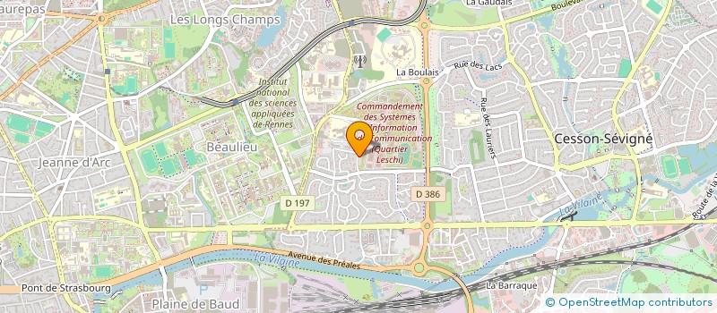 localisation de l'entreprise MADAME ERIKA SZIGETI  CESSON-SEVIGNE