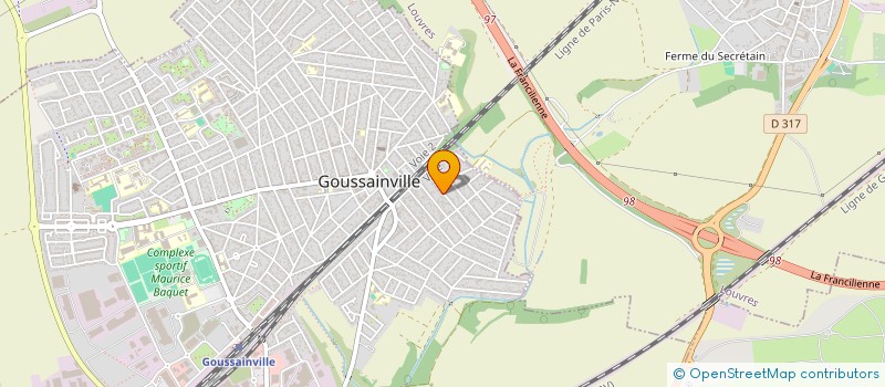 localisation de l'entreprise MADAME ERIKA TAVARES à GOUSSAINVILLE