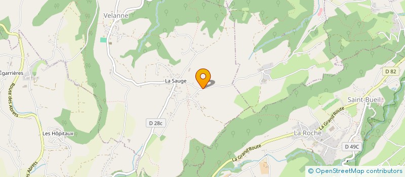 localisation de l'entreprise MADAME ERIKA VACHON  VELANNE