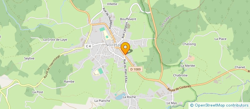 localisation de l'entreprise MADAME ERIKA VAUQUELIN  NOIRETABLE