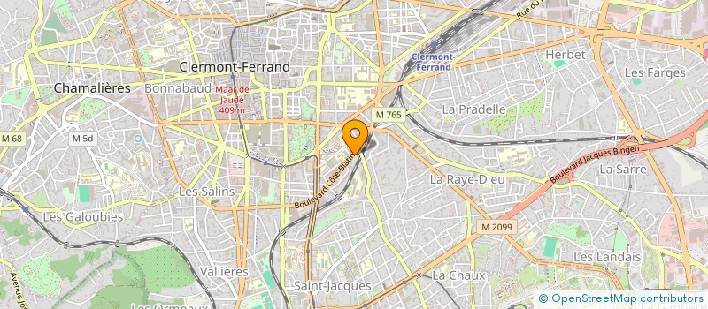 localisation de l'entreprise MADAME ERIKA VELAZQUEZ GEORGE  CLERMONT-FERRAND