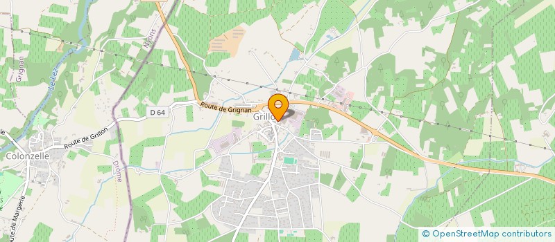 localisation de l'entreprise MADAME ERIKA VERGIER à GRILLON
