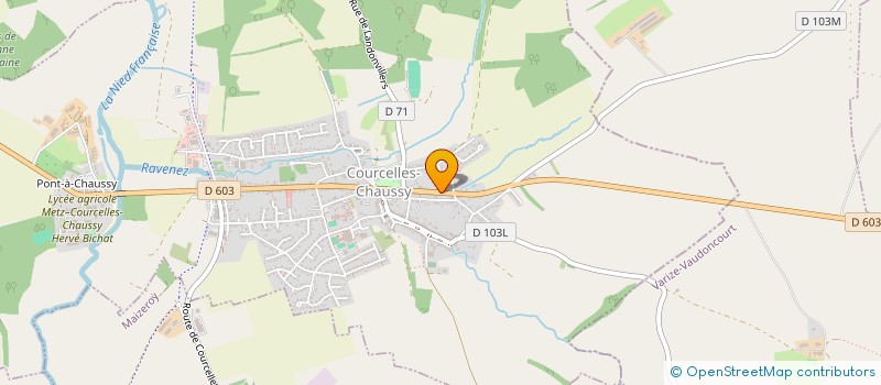 localisation de l'entreprise MADAME ERIKA WEILAND  COURCELLES-CHAUSSY