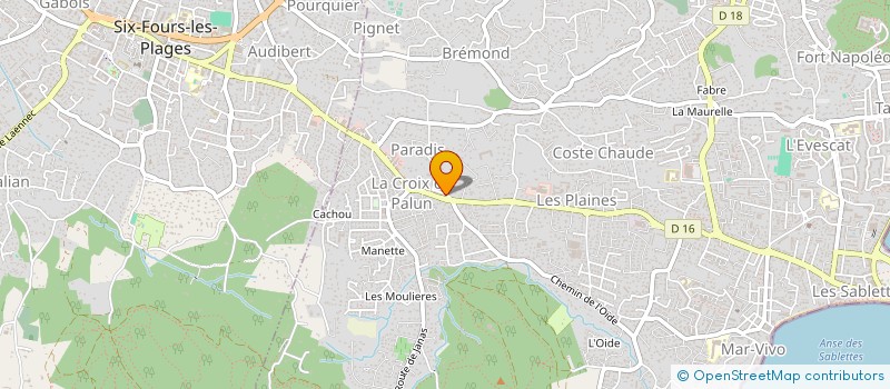 localisation de l'entreprise MADAME ERIKA ZARAGOZA  LA SEYNE-SUR-MER