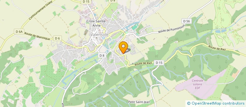 localisation de l'entreprise MADAME ERIKA ZARATTIN à VALENSOLE