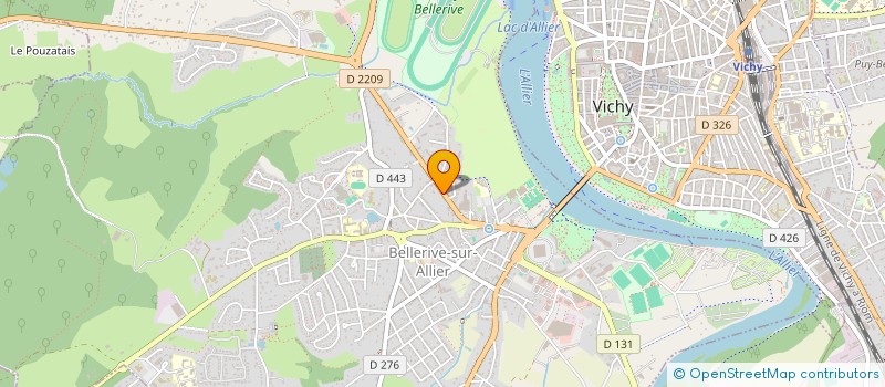 localisation de l'entreprise MADAME ERIKA ZEITEL  BELLERIVE-SUR-ALLIER