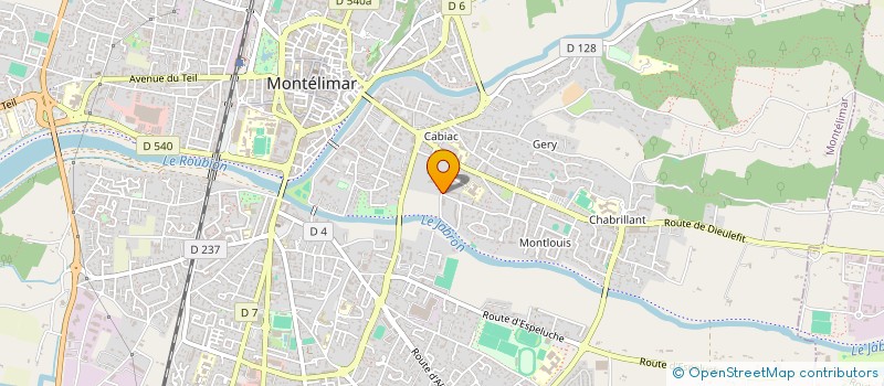 localisation de l'entreprise MADAME ERIN BOEDEC  MONTELIMAR