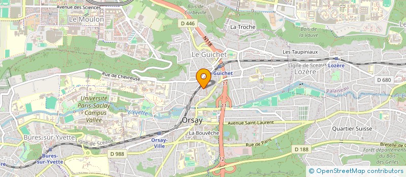 localisation de l'entreprise MADAME ERIN DE JESUS  ORSAY