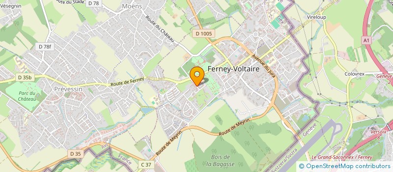 localisation de l'entreprise MADAME ERIN JONES à FERNEY-VOLTAIRE