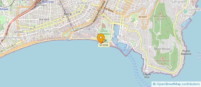 localisation de l'entreprise MADAME ERIN WRIGHT à NICE