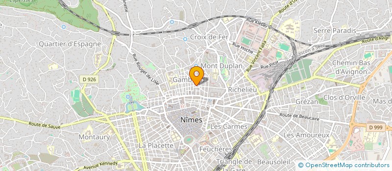 localisation de l'entreprise MADAME ERINA CHAREIL  NIMES