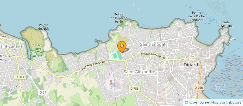 localisation de l'entreprise MADAME ERINA MAHINUI  DINARD