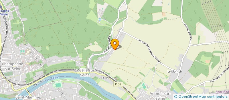 localisation de l'entreprise MADAME ERINA MARTINS  VERNOU-LA-CELLE-SUR-SEINE