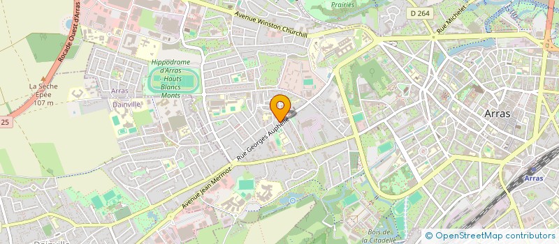 localisation de l'entreprise MADAME ERINE CUVELLIER à ARRAS