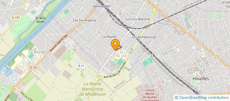 localisation de l'entreprise MADAME ERINE ERINE  SARTROUVILLE