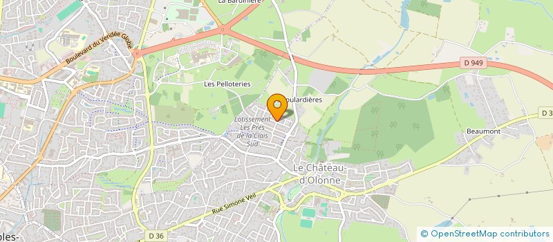 localisation de l'entreprise MADAME ERINE ROZO à LES SABLES-D'OLONNE