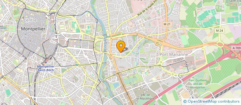 localisation de l'entreprise MADAME ERINE VANHELSTRAETEN  MONTPELLIER