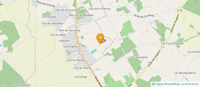 localisation de l'entreprise MADAME ERINN GICQUEL  CORMERAY